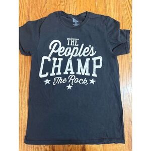 WWE The Rock "The People's Champ" T-Shirt - Brahma Bull Back Graphic - Size MM